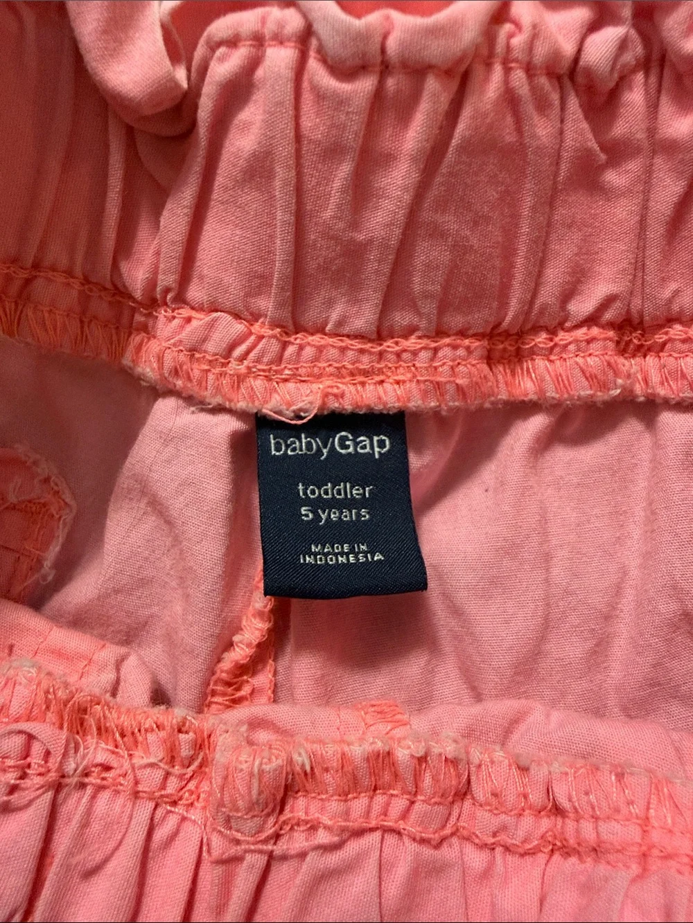 GAP Pink Paperbag-Waist Girls' Shorts with Front Pockets